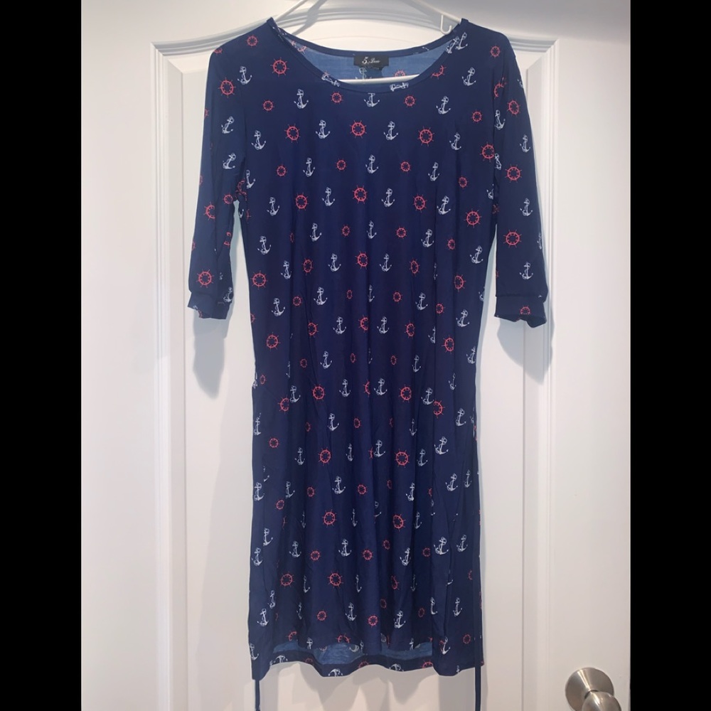 Nautical Dress Sz S